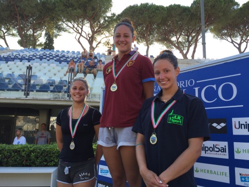 Categoria Estivi 2015 podio 3 mt senior femmine