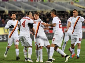 Soccer: serie A, Fiorentina-Roma
