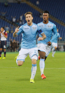 Lazio - Bologna calcio campionato Serie A 2015-2016.