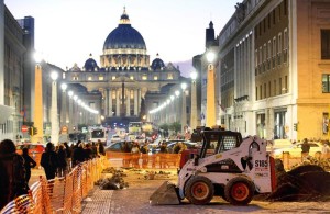Giubileo: nuove luci a led per San Pietro e via Conciliazione
