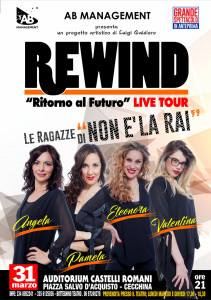 Locandina Rewind Live Tour
